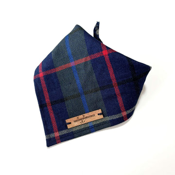 Oxford Frost Plaid Bandana Hudson Houndstooth