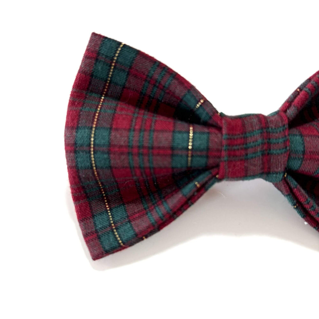 Vintage Noel Plaid Bow Tie Hudson Houndstooth