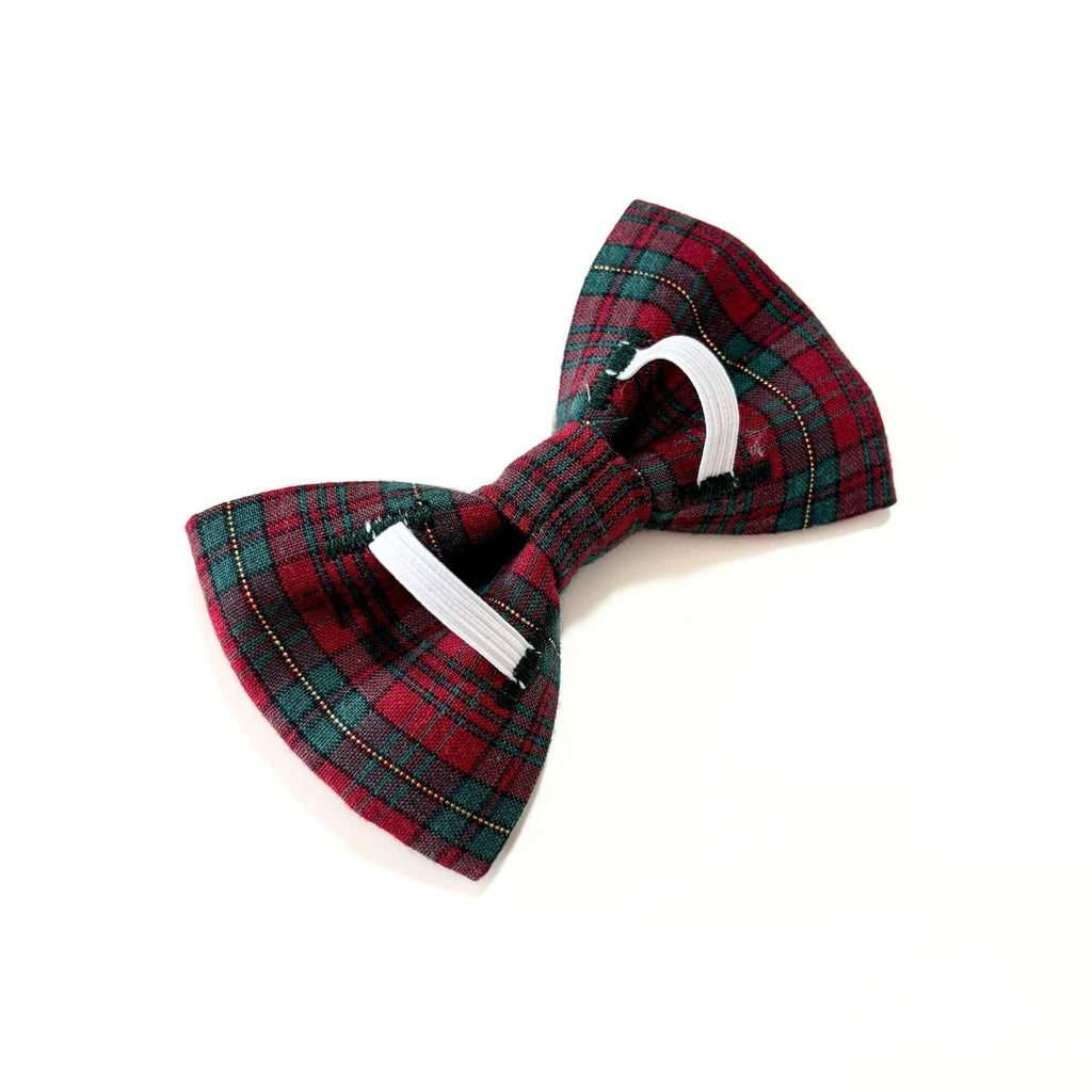 Vintage Noel Plaid Bow Tie Hudson Houndstooth