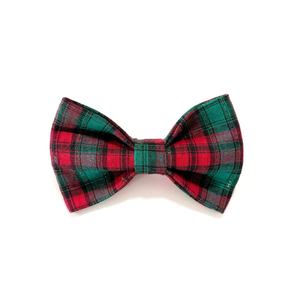 Pine & Berry Plaid Bow Tie Hudson Houndstooth