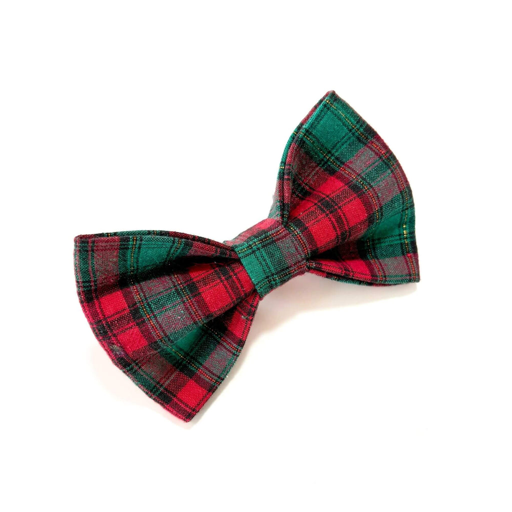 Pine & Berry Plaid Bow Tie Hudson Houndstooth