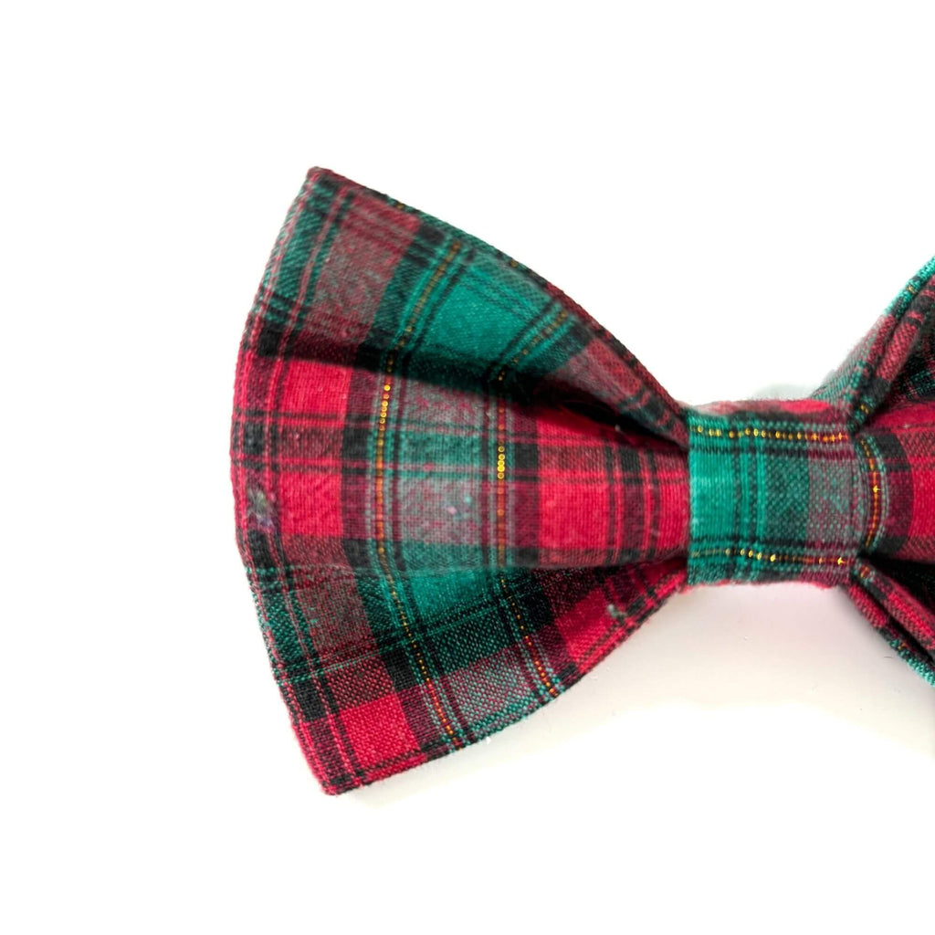 Pine & Berry Plaid Bow Tie Hudson Houndstooth