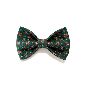 Emerald Emblem Bow Tie Hudson Houndstooth