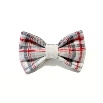 SIlent Snow Plaid Bow Tie Hudson Houndstooth