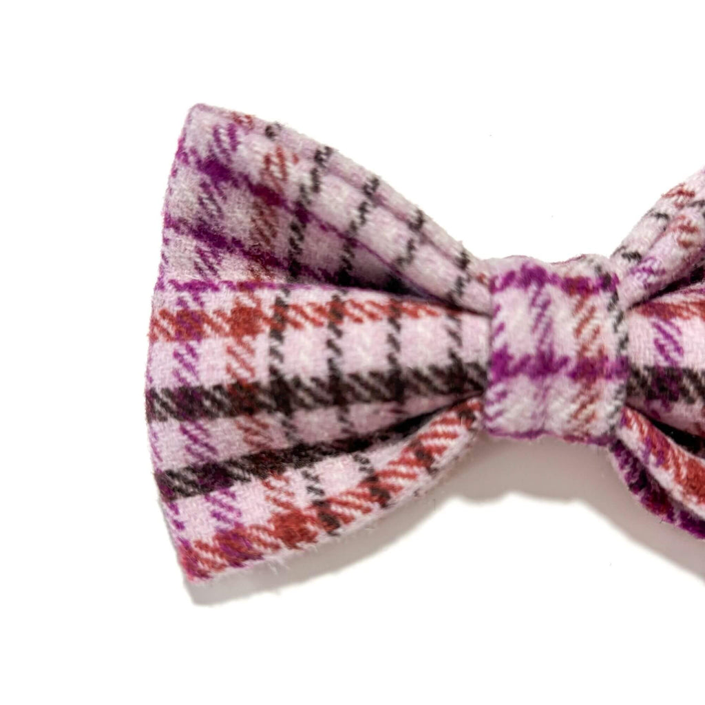 Orchard Rose Plaid Bow Tie Hudson Houndstooth