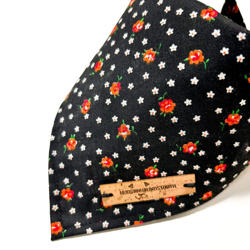 Midnight Bloom Bandana Hudson Houndstooth