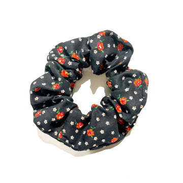 Midnight Bloom Matching Scrunchie Hudson Houndstooth