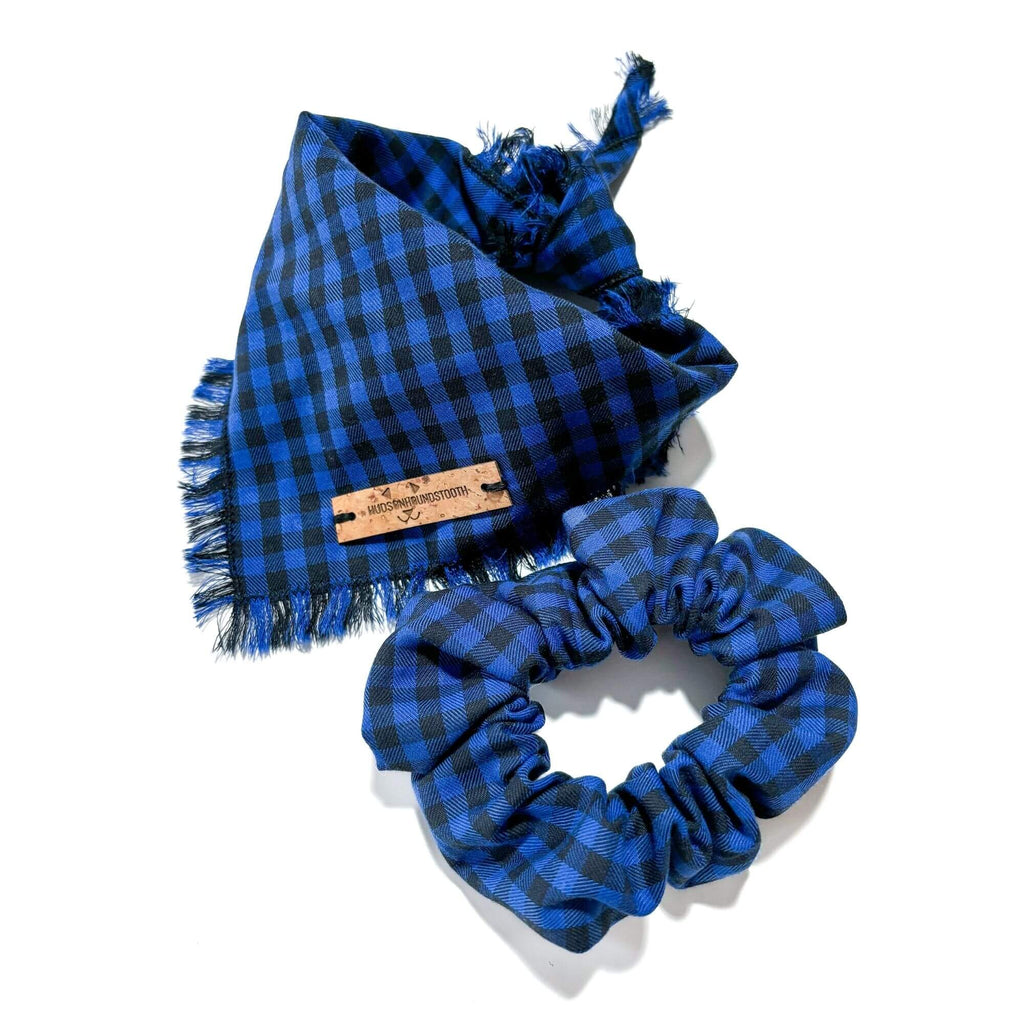 Twilight Mini Check Matching Scrunchie Hudson Houndstooth