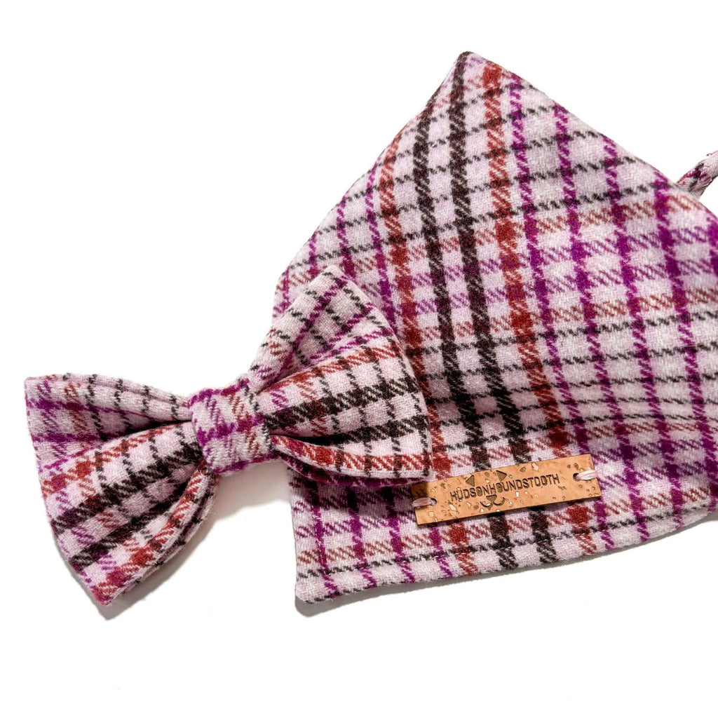 Orchard Rose Plaid Bow Tie Hudson Houndstooth