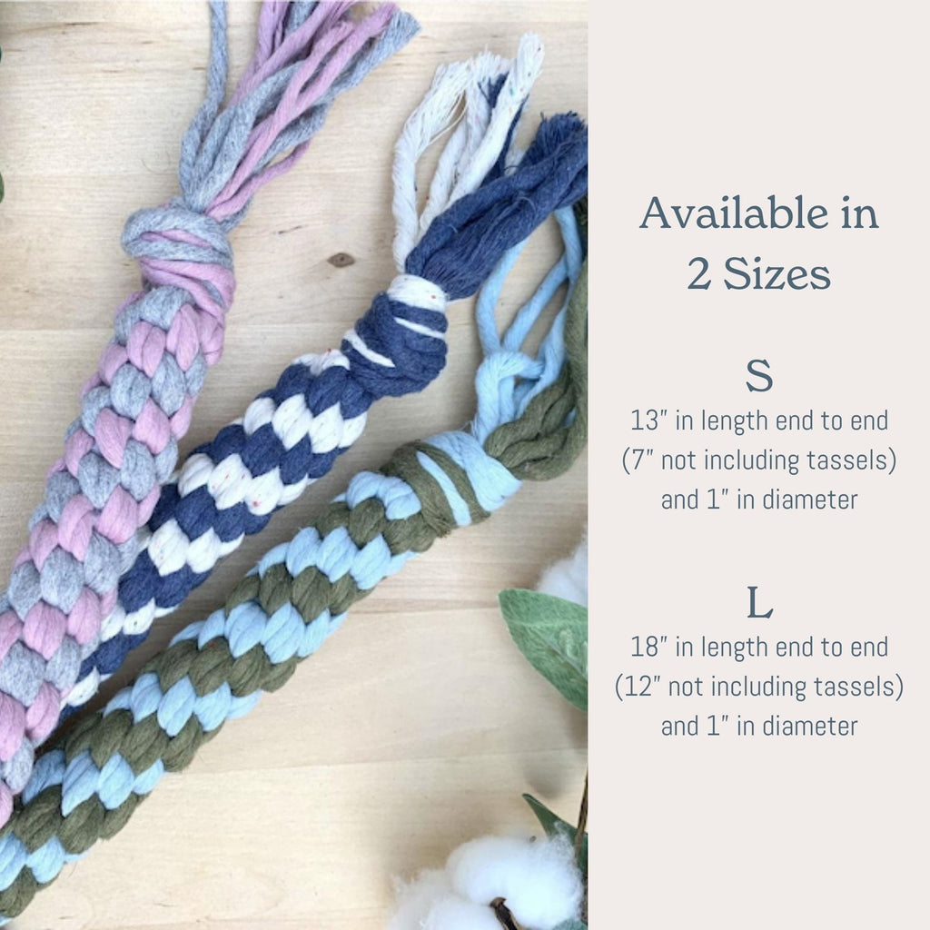 Riley Twist Rope Toy Kit Hudson Houndstooth