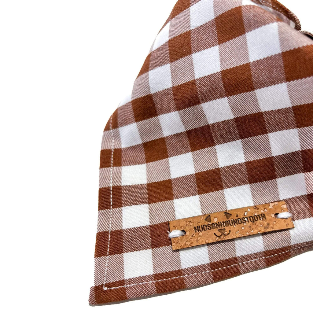 Golden Harvest Check Bandana Hudson Houndstooth