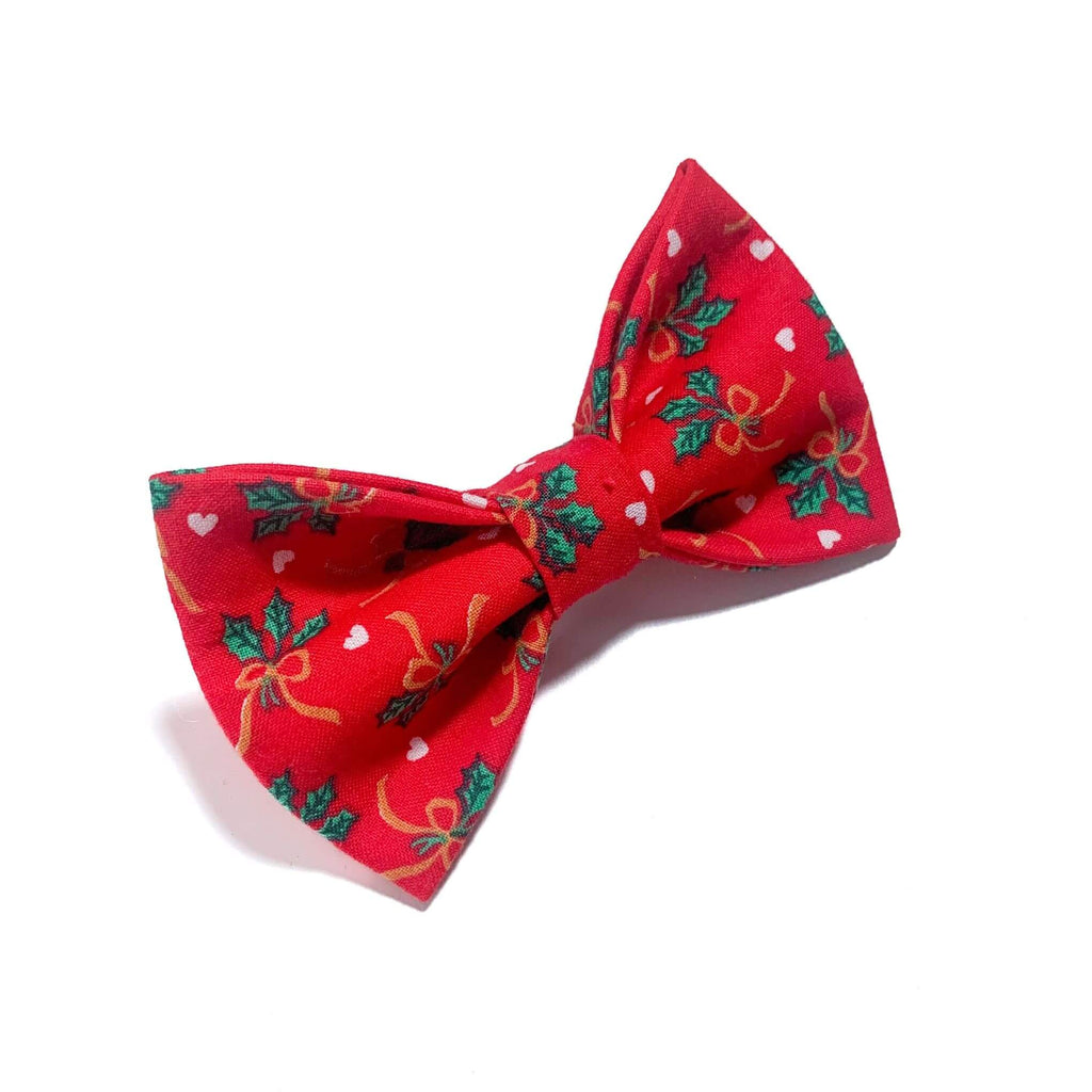 Holiday Mistletoe Bow Tie Hudson Houndstooth