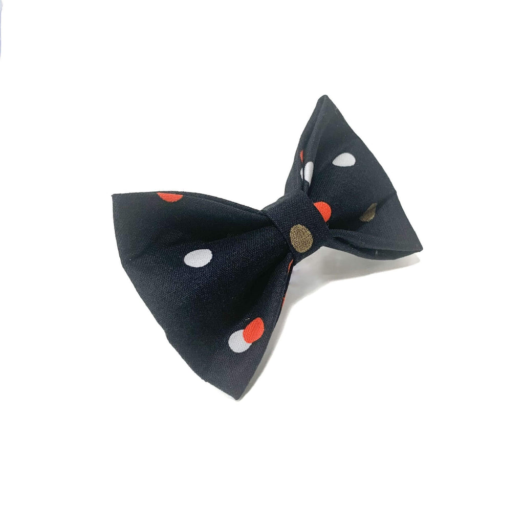 Jack-O-Lantern Polka Dot Bow Tie Hudson Houndstooth