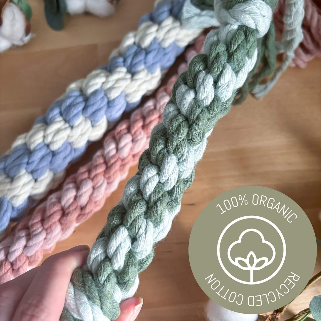 Sky Blue Tug Toy Hudson Houndstooth