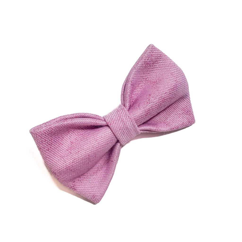 Pink Glitter Blossom Bow Tie Hudson Houndstooth