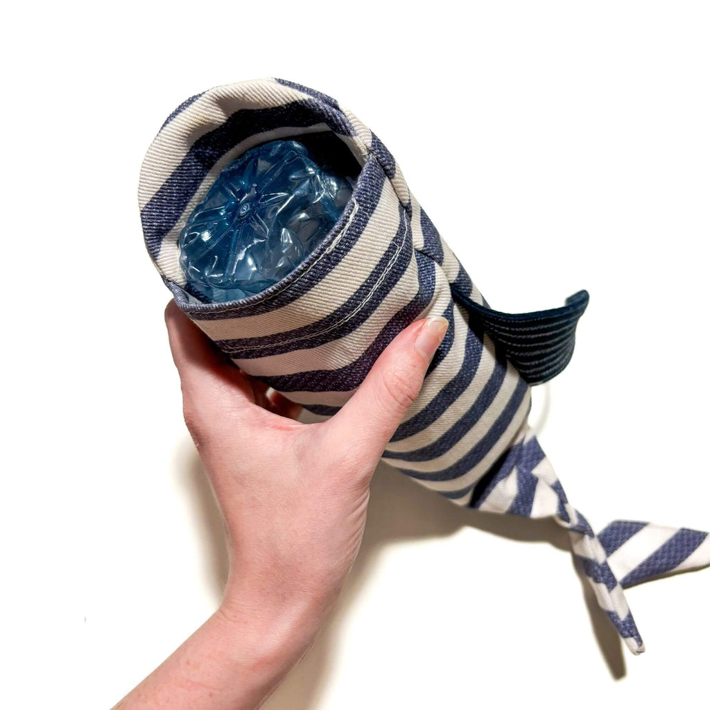 Shark Water Bottle Toy Hudson Houndstooth