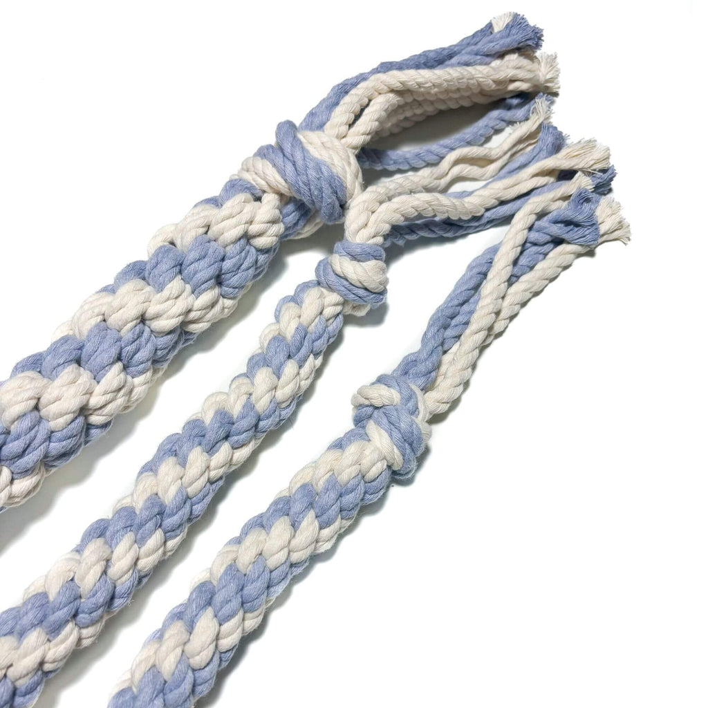 Sky Blue Tug Toy Hudson Houndstooth