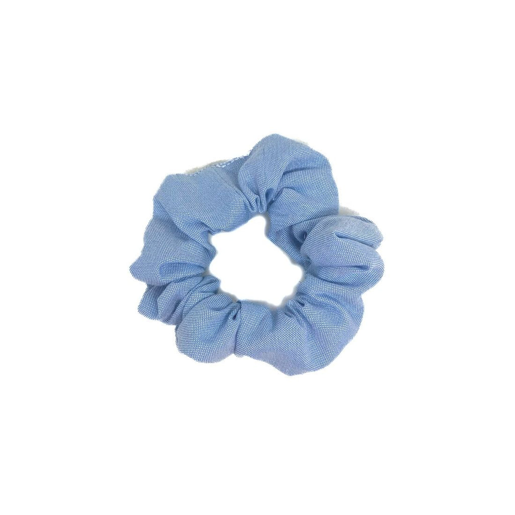 Blue Chambray Matching Scrunchie Hudson Houndstooth