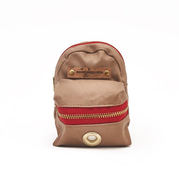Waxed Camel Twill Backpack Hudson Houndstooth